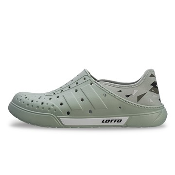 LOTTO 【 義大利】男 SALINA 輕量洞洞鞋(海藻綠)