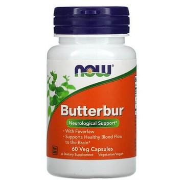 NOW Foods, Butterbur，60 粒膠囊