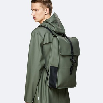 【丹麥 RAINS】Backpack 經典防水雙肩背長型背包