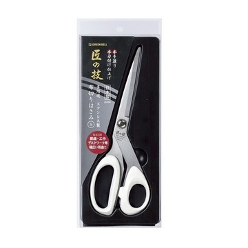 【海夫健康生活館】日本GB綠鐘 匠之技鍛造鋼專業裁布剪刀L210mm(G-5131)