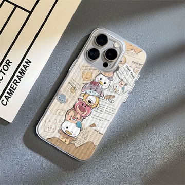 免運+隔日🚚行李箱紋手機殼 堆堆米老鼠 適用蘋果17promax 16Pro 15plus 14 13 12 11防摔