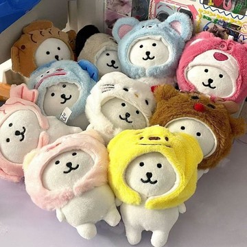 新品熱銷 chiikawa自嘲熊13cm可愛毛絨公仔玩偶玩具自嘲熊娃衣生日禮物 台灣寄出