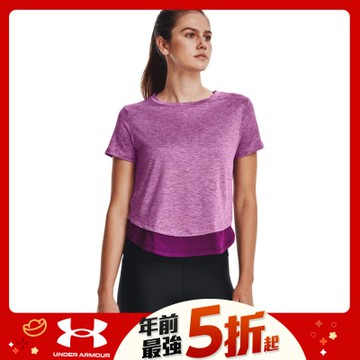 【UNDER ARMOUR】UA 女 Tech Vent短T-Shirt