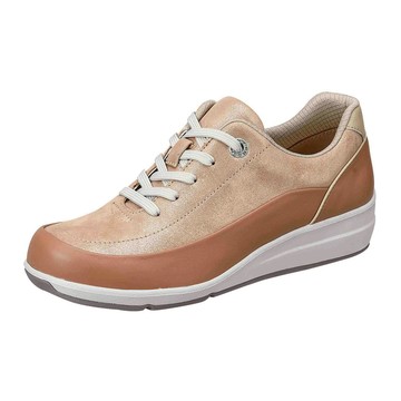 拇指外翻應對鞋款-羊皮系列女鞋-粉橘