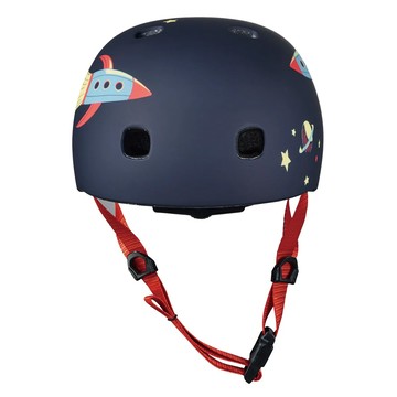 micro scooters Helmet LED安全帽 兒童運動安全防護頭盔  (M)52-56cm  消光火箭  1個