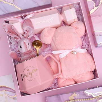 伴娘伴手禮套裝成品結婚禮盒伴郎高檔實用十歲滿月生日禮物送女生 d7198