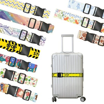 一字行李箱束帶 行李束帶 行李帶 行李綁帶 旅行箱束帶 行李箱綁帶 行李箱固定帶【JA424】99750走走去旅行