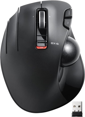 點數11%｜[3東京直購] ELECOM M-XT4DRBK 左手專用 軌跡球 滑鼠 6鍵  Trackball mouse  EX-G