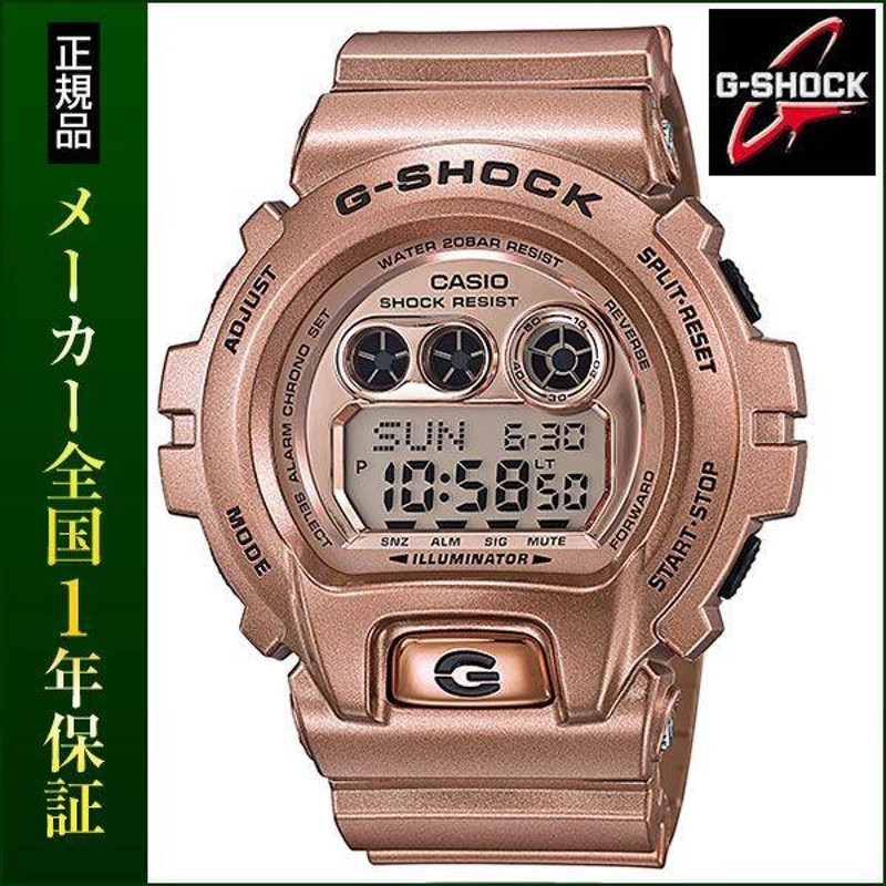 G-SHOCK Gショック CASIO カシオ Crazy Gold クレイジーゴールド クォーツ メンズ 腕時計 GD-X6900GD-9JF  国内正規品 時計ローズ・ピンクゴールド BIG | LINEショッピング