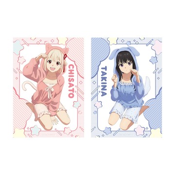 【2026台中翻轉新品】莉可麗絲 透明小海報(2入) A款 千束+瀧奈