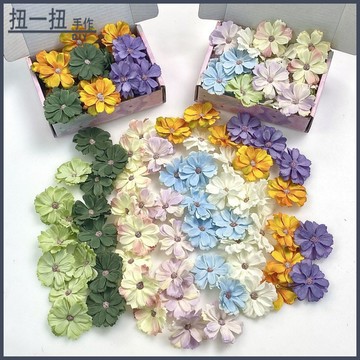 diy材料💖仿真花假花森係星語花手作diy婚慶花墻裝飾簪花漢服學士帽材料包 輔材 手作材料 手作配件