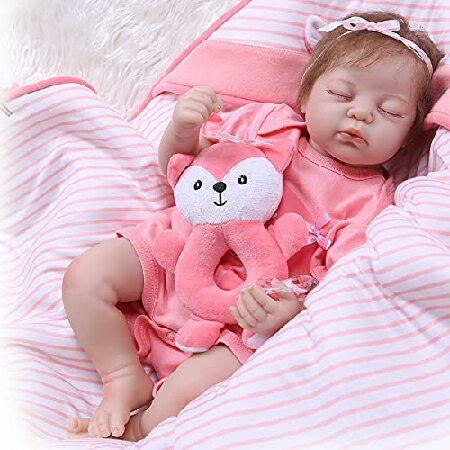 iCradle Lifelike Reborn Baby Girl Doll 22inch 55cm Soft Silicone