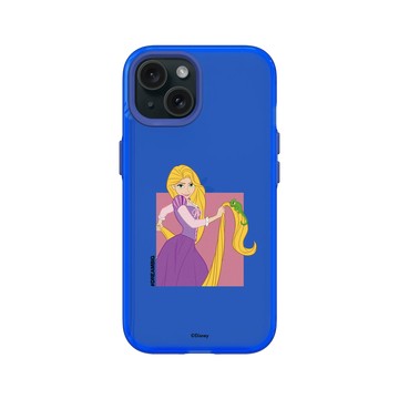 iPhone 15 Clear 激光藍 - 迪士尼-公主系列 Disney Princess - 公主專屬系列-魔髮奇緣 樂佩公主
