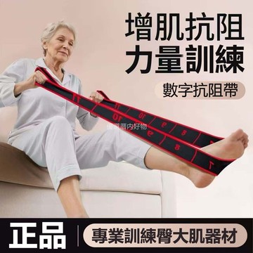 🔥現貨隔日達🔥抗阻增肌數字阻力帶中老年專用練腿運動鍛煉腿部肌肉 康復專用負重綁腿 臀大肌腿部力量訓練 分段式彈力帶