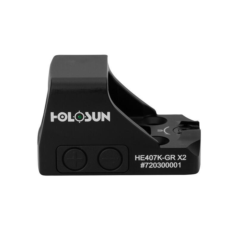 HOLOSUN HE407K-GR X2 Open Reflex レッド ドットサイト