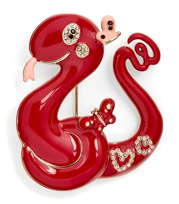 Weekend Max Mara Enamel Snake Brooch