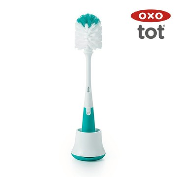 OXO tot 瓶罐清潔兩用刷(附底座) 奶瓶清潔、奶瓶刷 憨吉小舖