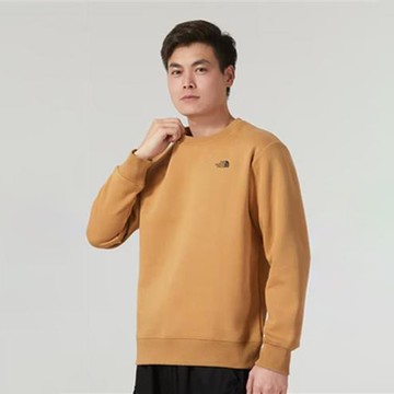 The North Face 北臉 上衣 男款 女款 長袖上衣 大學T 運動 U PHOTOPRINT CREW 卡其 NF0A86Q5I0J
