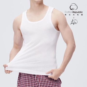 【棉花共和國】LIFE經典羅紋背心