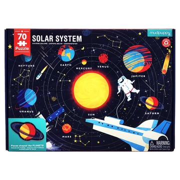 Mudpuppy 太陽系拼圖  70片  1盒