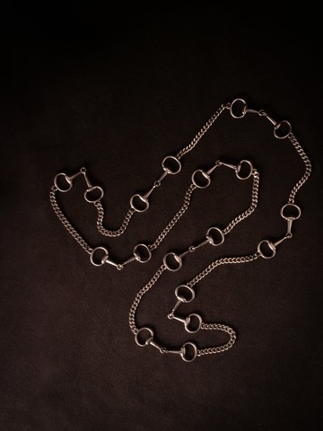 20世紀上半葉 法國 純銀馬銜長鍊