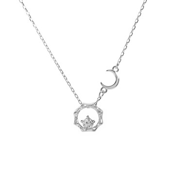 [純銀] 謐藍之約鎖骨鍊 / 2色 / Serene Azure Pact Necklace