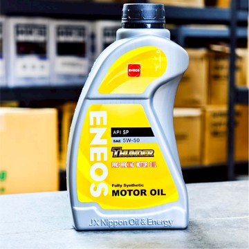 公司貨 新SP 新日本石油 ENEOS 帆船罐 5W50 THUNDER 5W-50 全合成 汽車機油 嘉油站