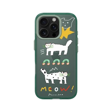 iPhone 16 Pro Clear 憂墨綠 - MacaronToe 馬卡龍腳趾 - 喵 MEOW!