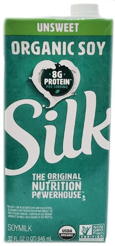 Silk Organic Soymilk Unsweet 32 fl oz