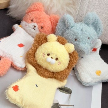 【小悅居】治癒豆袋玩偶、動物手偶、PP棉柔軟公仔、安撫毛絨玩具、可愛療癒小物、親子互動手偶、童趣禮物、寶寶安撫玩偶、暖心
