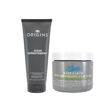 ORIGINS+KIEHL'S 亞馬遜活性炭毛孔淨緻組