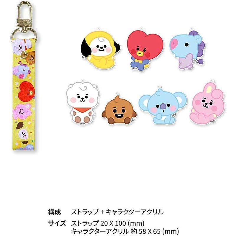 公式BT21 アクリルワイヤーリング Acrylic Wirering キーホルダー キーリング アクセサリー キャラクター BABY ベビ