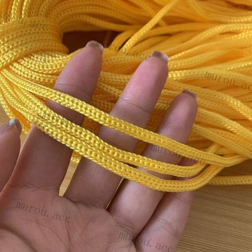 綁繩 4mm手提繩彩色尼龍繩空心繩口袋抽口繩捆綁繩束口繩手工編織繩 抽繩 尼龍繩 口袋抽口繩 綁繩 尼龍繩PP繩 線材