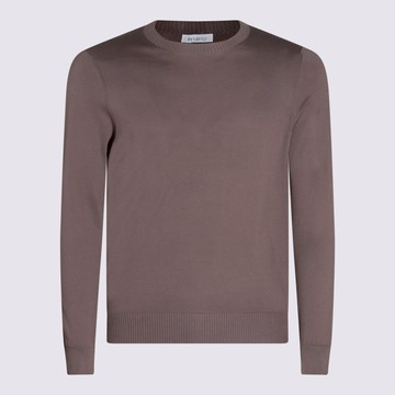Malo Brown Cotton Knitwear