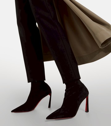 Christian Louboutin Condora 100 suede ankle boots