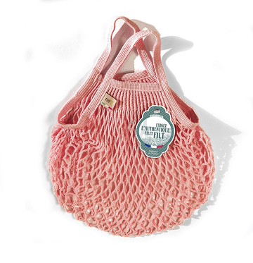 法國Filt經典手工編織袋-鮭魚粉 Rose Layette