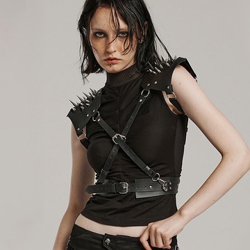 龐克絕境角鬥士皮革腰帶肩甲 / 背帶