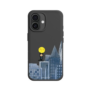 iPhone 16 SolidX 黑 - 幾米 Jimmy Liao - 月亮忘記了-城市