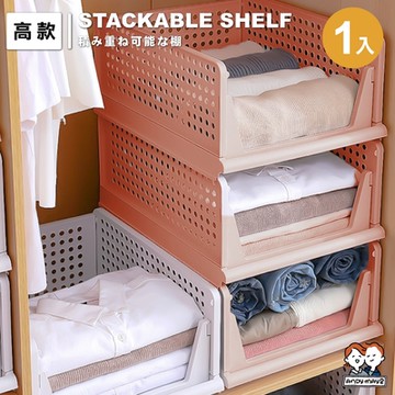 ANDYMAY2  花彩分層收納置物架-高款 (1入) LM-Q313