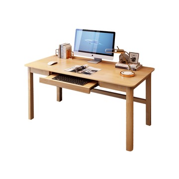 【HappyLife】實木鍵盤架書桌 電腦桌 100公分 Y11898原木