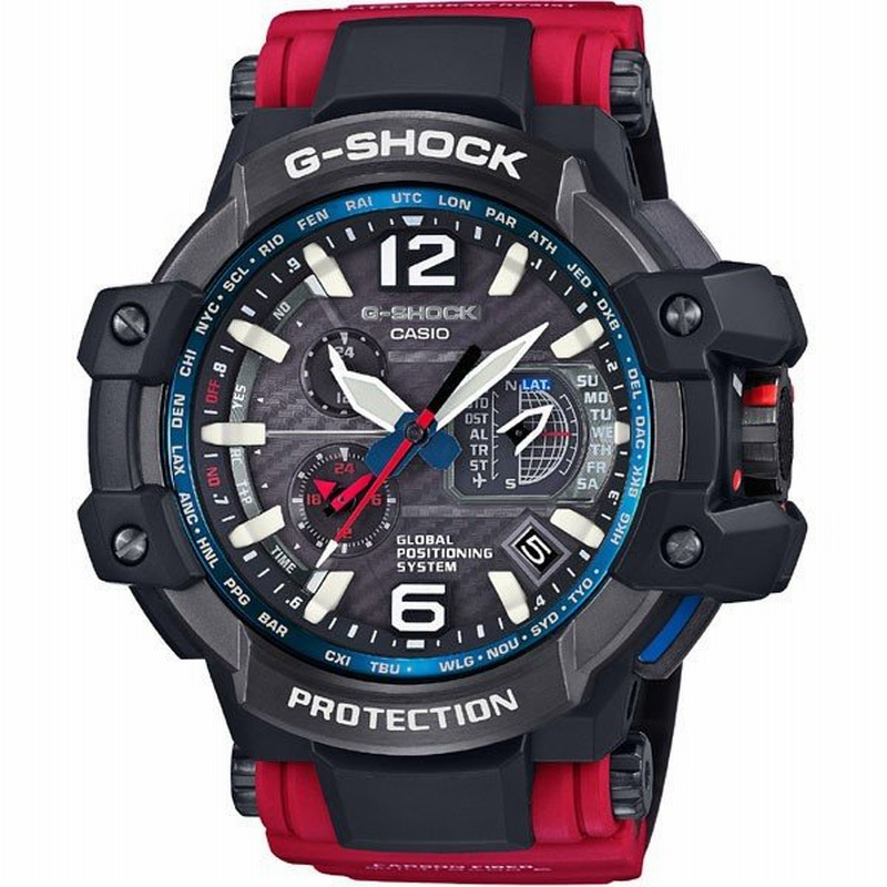 G-SHOCK ガルフマスター ソーラー 電波 GWN-1000RD-4AJF - 腕時計