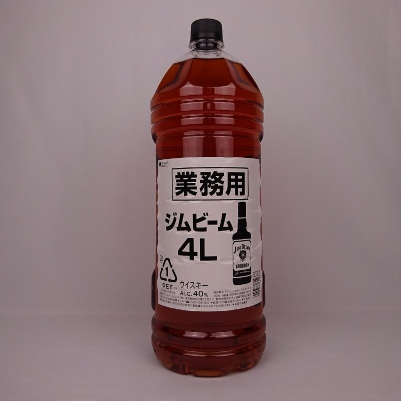 ウイスキー ジムビーム 4L 4000ml ＰＥＴ のし・ギフト・サンプル各種