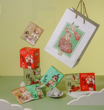 [柒茶所] {茶葉少女聯名禮品組/附茶葉少女專屬提袋) 綜合組