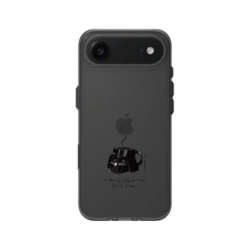 iPhone Air Clear (相機按鈕) 酷墨灰 - 迪士尼-星際大戰 Star Wars - 黑武士-咖啡杯-幽默系列