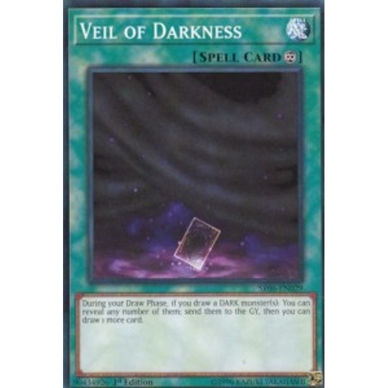 遊戯王 Sr06 En029 漆黒のトバリ Veil Of Darkness 英語版 1st Edition ノーマル 新品 通販 Lineポイント最大1 0 Get Lineショッピング