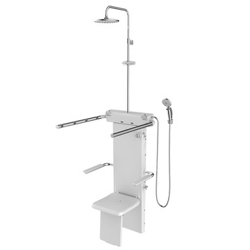 【Haier 海爾】一體式恆溫肩頸SPA坐浴組 坐式恒溫淋浴器 養護浴座老人洗澡椅 (HR-TS-WP1 不含基本安裝)