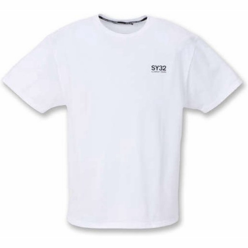 新作 新着商品 Newロゴバックプリント半袖tシャツ 大きいサイズ メンズ Sy32 By Sweet Years ホワイト 通販 Lineポイント最大get Lineショッピング