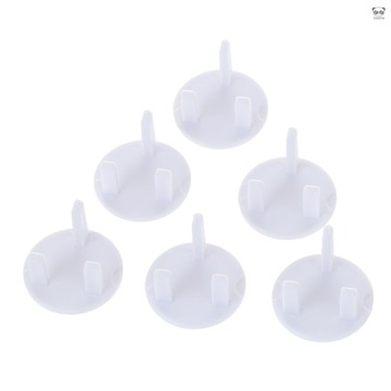 6個嬰兒插座保護蓋 兒童防電擊  白色