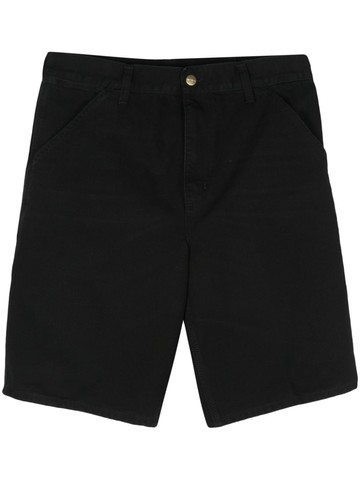 Carhartt WIP - canvas bermuda shorts - men - Cotton/Polyester/Organic Cotton - 33 - Black