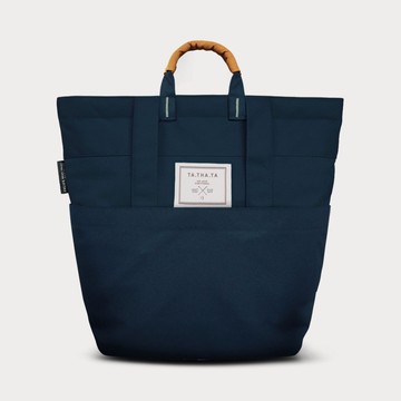 Swift Relife 炭灰海軍藍後背包，可轉換式托特包，筆電托特包